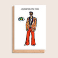 Anderson Pak Choi – illustrated portrait greeting card, front