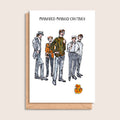 Manfred Mango Chutney – illustrated portrait greeting card, front