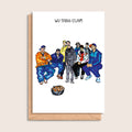 Wu-Tang Clam – illustrated portrait greeting card, front